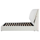 Gwendoline Upholstered Queen Panel Bed White - Home & Sleep Outlet