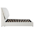 Gwendoline Upholstered Queen Panel Bed White - Home & Sleep Outlet