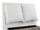 Gwendoline Upholstered Queen Panel Bed White - Home & Sleep Outlet