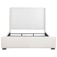 Natasha 65-inch Upholstered California King Bed Cream - Home & Sleep Outlet