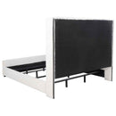 Natasha 65-inch Upholstered California King Bed Cream - Home & Sleep Outlet