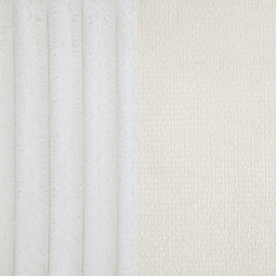 Natasha 65-inch Upholstered Queen Wingback Bed Cream - Home & Sleep Outlet