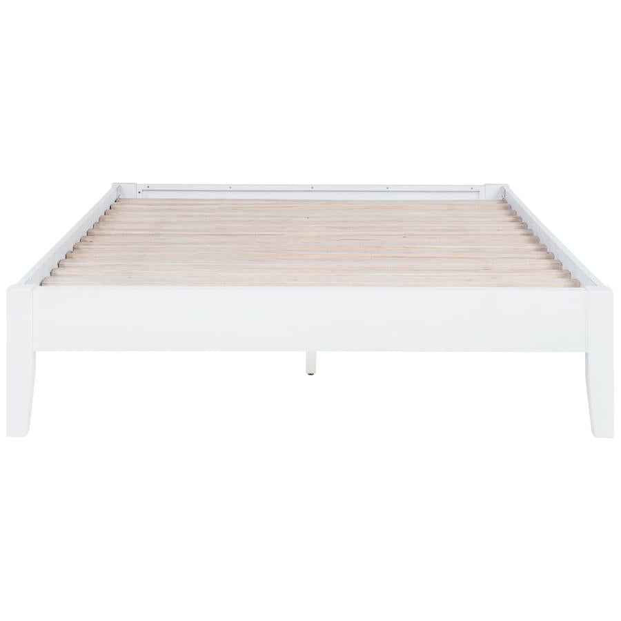 Hounslow Full Universal Platform Bed White - Home & Sleep Outlet