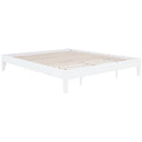 Hounslow Eastern King Universal Platform Bed White - Home & Sleep Outlet