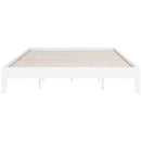 Hounslow Eastern King Universal Platform Bed White - Home & Sleep Outlet