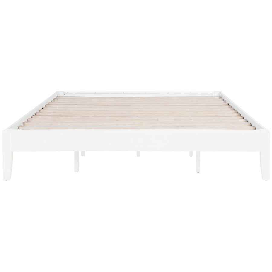 Hounslow Eastern King Universal Platform Bed White - Home & Sleep Outlet