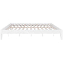 Hounslow Eastern King Universal Platform Bed White - Home & Sleep Outlet