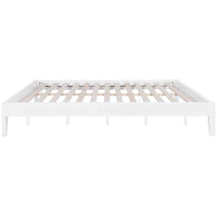 Hounslow Eastern King Universal Platform Bed White - Home & Sleep Outlet