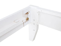 Hounslow Eastern King Universal Platform Bed White - Home & Sleep Outlet