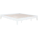 Hounslow California King Universal Platform Bed White - Home & Sleep Outlet