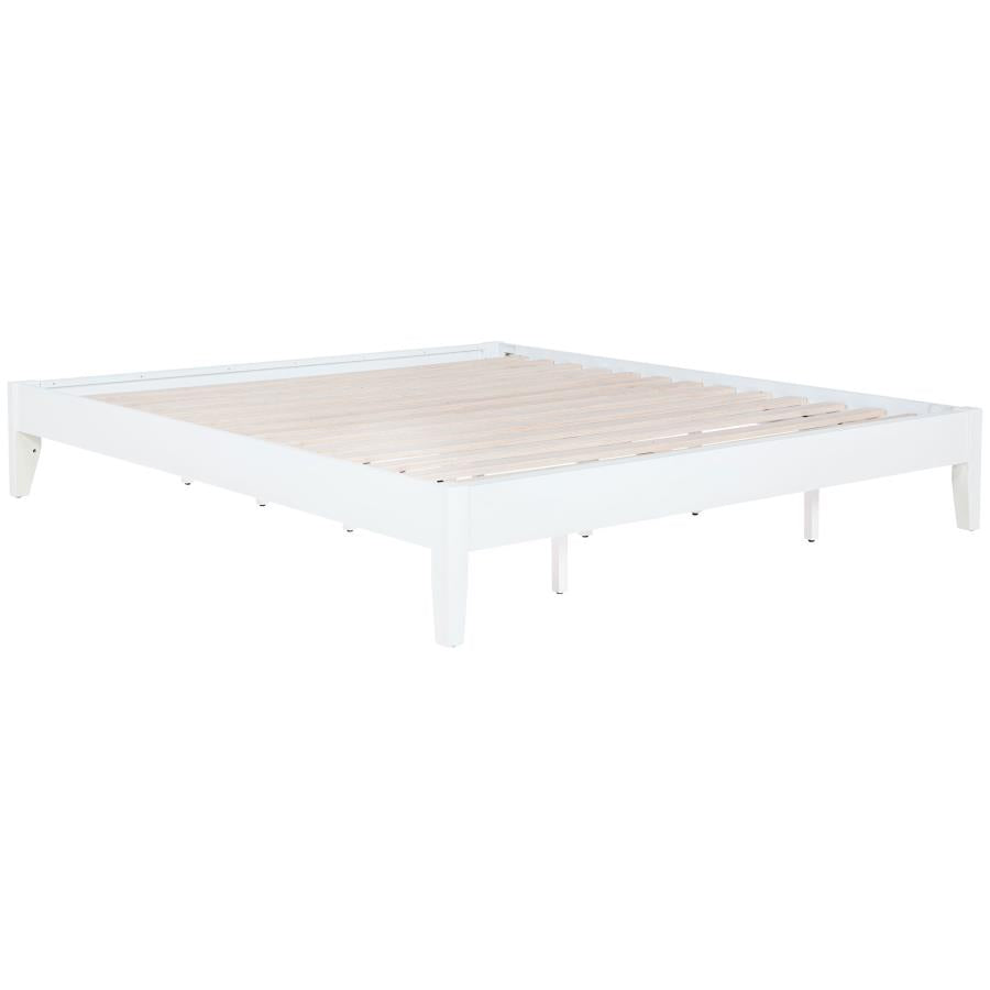 Hounslow California King Universal Platform Bed White - Home & Sleep Outlet