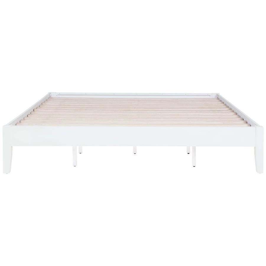 Hounslow California King Universal Platform Bed White - Home & Sleep Outlet