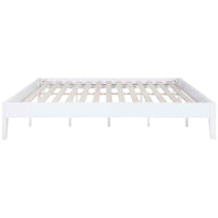 Hounslow California King Universal Platform Bed White - Home & Sleep Outlet