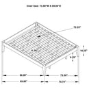 Hounslow California King Universal Platform Bed White - Home & Sleep Outlet
