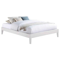 Hounslow Queen Universal Platform Bed White - Home & Sleep Outlet