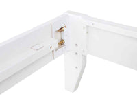 Hounslow Queen Universal Platform Bed White - Home & Sleep Outlet