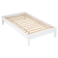 Hounslow Twin Universal Platform Bed White - Home & Sleep Outlet