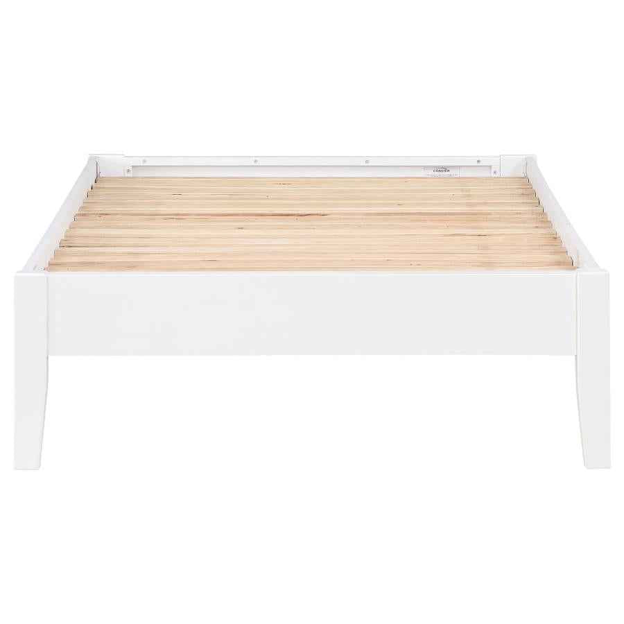 Hounslow Twin Universal Platform Bed White - Home & Sleep Outlet