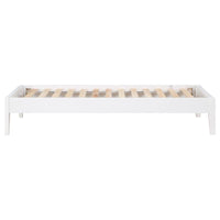Hounslow Twin Universal Platform Bed White - Home & Sleep Outlet