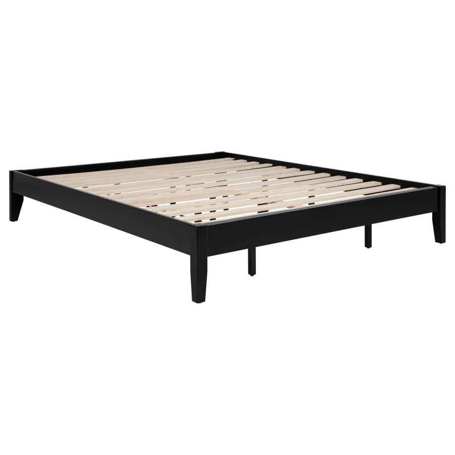 Hounslow Eastern King Universal Platform Bed Black - Home & Sleep Outlet