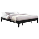 Hounslow Eastern King Universal Platform Bed Black - Home & Sleep Outlet