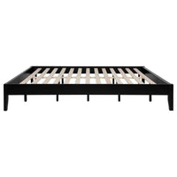 Hounslow Eastern King Universal Platform Bed Black - Home & Sleep Outlet