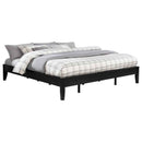 Hounslow California King Universal Platform Bed Black - Home & Sleep Outlet
