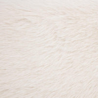 Rebecca Faux Fur Upholstered California King Bed Cream - Home & Sleep Outlet