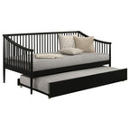 Home & Sleep Outlet - Delgado Windsor Twin Wood Daybed with Trundle Black