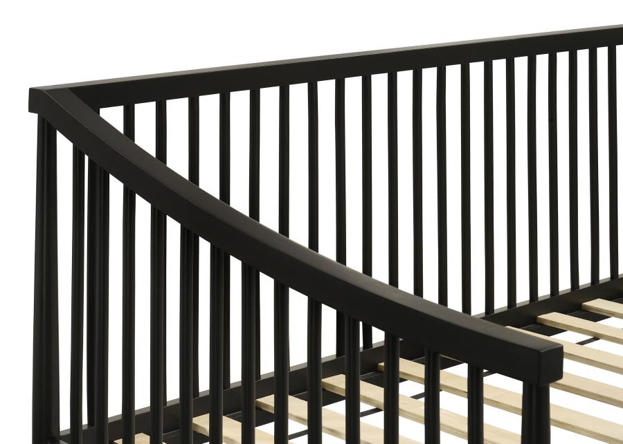 Home & Sleep Outlet - Delgado Windsor Twin Wood Daybed with Trundle Black