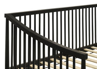 Delgado Windsor Twin Wood Daybed with Trundle Black - Home & Sleep Outlet