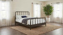 Rocco All Wood Water Pipe Open Frame Full Bed Dark Bronze - Home & Sleep Outlet