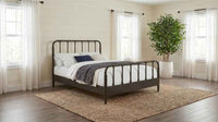 Rocco All Wood Water Pipe Open Frame Full Bed Dark Bronze - Home & Sleep Outlet