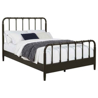 Rocco All Wood Water Pipe Open Frame Full Bed Dark Bronze - Home & Sleep Outlet