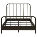 Rocco All Wood Water Pipe Open Frame Full Bed Dark Bronze - Home & Sleep Outlet