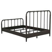 Rocco All Wood Water Pipe Open Frame Full Bed Dark Bronze - Home & Sleep Outlet