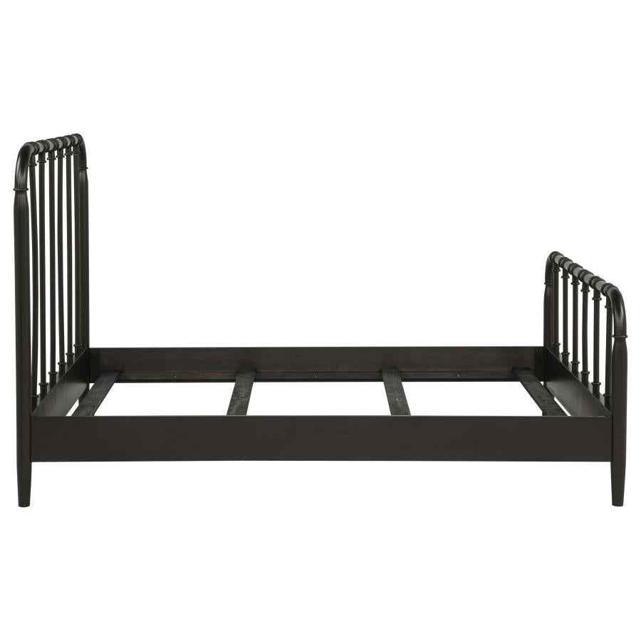 Rocco All Wood Water Pipe Open Frame Full Bed Dark Bronze - Home & Sleep Outlet