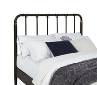 Rocco All Wood Water Pipe Open Frame Full Bed Dark Bronze - Home & Sleep Outlet