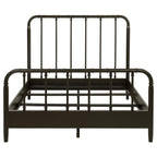 Home & Sleep Outlet - Rocco All Wood Water Pipe Open Frame Eastern King Bed Dark Bronze