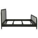 Rocco All Wood Water Pipe Open Frame Eastern King Bed Dark Bronze - Home & Sleep Outlet