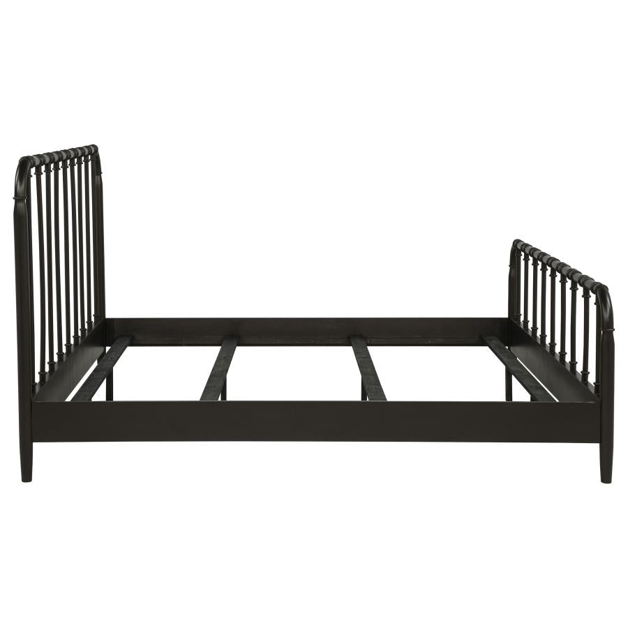 Rocco All Wood Water Pipe Open Frame Eastern King Bed Dark Bronze - Home & Sleep Outlet
