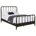 Home & Sleep Outlet - Rocco All Wood Water Pipe Open Frame Twin Bed Dark Bronze