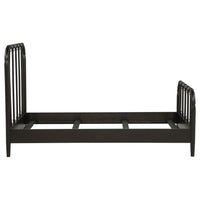 Rocco All Wood Water Pipe Open Frame Twin Bed Dark Bronze