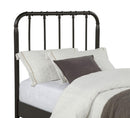 Rocco All Wood Water Pipe Open Frame Twin Bed Dark Bronze