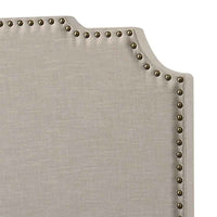 Tamarac Upholstered Eastern King Panel Bed Beige