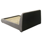 Home & Sleep Outlet - Mokena 46-inch Upholstered Eastern King Platform Bed Taupe