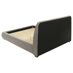 Home & Sleep Outlet - Mokena 46-inch Upholstered California King Platform Bed Taupe