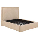 Lawson 54-inch Upholstered Full Platform Bed Light Saddle