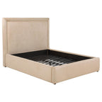 Home & Sleep Outlet - Lawson 54-inch Upholstered Full Platform Bed Light Saddle