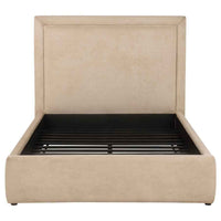 Lawson 54-inch Upholstered Full Platform Bed Light Saddle